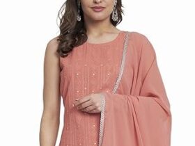 Peach Kurta Palazzo Set