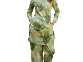 Stay Fresh & Stylish – Printed Green Co-ord Set for Casual Days